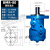 摆线液压马达BMR/BM2-50 400 250 160正反转高速低速大扭矩油马达 2孔安装BMR-80