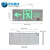 君悦嘉成 LED应急标志灯【4W 双面无字双向 ≥90分钟】0.68薄款不锈钢商场酒楼道疏散安全出口指示牌照明灯具