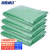 海斯迪克 HK-407 商用彩色大号垃圾袋 加厚塑料分类平口袋 100*120cm绿色（50个）