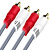 麦森特（MAXCENT）双莲花头音频线2RCA公对公红白转接线二对二音频AV线音箱功放连接线