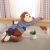 DUTRIEUX猴子宠物 绑窗帘长臂猴可爱毛绒玩具公仔卡通吊猴儿童生日礼物女 长臂猴西瓜红色 超大身长60 全长1