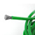鑫工派 绿色包塑钢丝绳 细软钢丝绳牵引绳绿色防锈胶皮钢丝绳4.0mm-100米（一件价） QZ0405