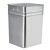 兰诗（LAUTEE）GPX126 商用分类不锈钢垃圾桶 酒店商场宾馆金属垃圾桶 脚踏-灰色其它垃圾