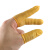 乳胶手指套 防滑手指套 防护指套 米黄色500克 2007 橙色带麻点100只装