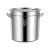 盛年（SHENGNIAN） 商用不锈钢桶304加厚带盖汤桶圆桶大容量大汤锅储水桶油桶米桶 直径45cm高度45cm