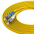 胜为 工程电信级光纤跳线 9/125低烟无卤环保外被 收发器尾纤 LC-FC 单模双芯 5米 FSC-310