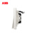 ABB开关二开面板轩致框雅典白色系列二位双控带LED指示灯AF168