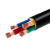 敏达 电线电缆 RVV4×1.5平方国标4芯电线3芯多股铜丝软护套线电源线 100米 黑色