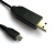 USB转TTL串口线FTDI芯片TypeC/MicroUSB接口1.8V/3.3V MicroUSB接口3.3V电平 0.5m