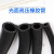 博雷奇黑色光面耐热耐柴油橡胶管高压空气管高温水管软管蒸汽管套 内径19mm外径29耐油耐温100度