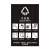 稳斯坦 WST134 上海垃圾分类标识标签 环保不可回收标志贴纸（可回收物28X42）