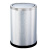 南 GPX-205C 南方小号圆形翻盖垃圾桶 镜钢 不锈钢垃圾桶 客厅卫生间 厨房 酒店客房桶