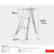 园林三脚梯GSC 铝合金 单位台 货期12天 GSC-180TA 6步梯