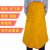 TWTCKYUS焊工工作服男电焊防烫围裙脚盖套袖纯牛皮防护隔热耐高温耐磨劳保 黄色焊工服套装 L