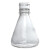 LABSELECT甄选 三角细胞培养瓶摇菌瓶锥形密封盖PC玻璃瓶 17221 250ml ，1个/包，12个/箱