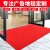 谋福（CNMF）6172 电梯地毯定制欢迎光临迎宾门垫防滑丝圈地垫定做LOGO 58cmx88cm (出入平安)红色