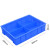 诺安跃 长方形塑料盒零件盒收纳盒多格盒螺丝盒配件盒分格箱周转箱 5件起批 二格箱350x200x85mm蓝色 3天
