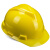 酷仕盾 安全帽工地 PE材质 防砸防冲击 V型头盔 电力工程建筑施工安全帽 黄色PE安全帽 