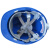 欧杜建筑施工 ABS安全帽工地防砸帽高强度透气矿工帽 劳保 电力 工程  均码 V型（1顶） 蓝色(ABS V型) 均码 3天
