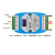 RS20D 8路DS18B20转RS485温度采集变送器18B20传感器模块隔离型 RS20D 无显示 无隔离模块