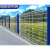 桃型柱护栏网小区别墅厂区园林户外围网圈地公路围栏网铁丝网围栏 门单开1.8X1米