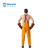 Raxwell 金黄色全皮焊工裤焊接电焊裤(仅裤子) L码 RW4326