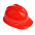 梵绅 防溅面屏 铝包边耐高温透明面罩配安全帽式防护面具电焊面罩 作业安全帽面具二合一 PVC面罩+红色ABS安全帽