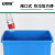 安赛瑞 塑料长方形垃圾桶  商用分类环卫垃圾桶 40L 绿色 无盖 7F00335