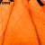 安赛瑞 多功能防寒环卫棉服 秋冬反光保暖大衣清洁工作棉袄 橘黄上衣 L 301054