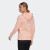 阿迪达斯（adidas）卫衣女装春秋加厚保暖运动连帽套头衫 GC6918珊瑚粉  XS