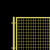 帝阔现货车间隔离网仓库隔离栅栏框架护栏网室内室外隔离护栏围栏网 2*2米