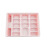 庄太太【15格+1红白色100套】一次性饺子盒打包外卖带盖餐盒ZTT-9293B