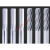 定制铰刀 整体硬质合金绞刀加长数控直柄直槽机用螺旋钨钢铰刀M6M 加长铰刀直槽10*45*100