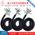独立分组屏蔽线485信号线4 6 8芯数控机床高柔性拖链双绞电缆线 TRVVPPS 6芯0.2平方 黑色 1米