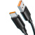 绿联（UGREEN）USB2.0转Type-C 华为超级快充数据线 PVC外被 电流6A（MAX）100W US303 1.5米/黑色（40600）
