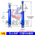 5吨油缸双向63缸径液压油顶液压缸泵站动力单元改装小型液压油缸 63*500实心电镀