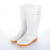 男女白色雨鞋中筒防滑卫生靴低帮雨靴高筒工作水鞋 雨鞋中筒（男） 39