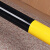 立采 防撞安全消防栓护栏 L型76x500x500x600x2.0黑色贴黄膜 1个价