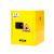 工业柜化学品安全柜4/45加仑危险品储存柜危化品防火柜 12加仑黄色加厚