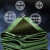 精邦 加厚绿色防雨布篷布单面涂层有机硅防水帆布 6*10米