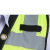瑞可特 RSF222 透气反光背心 建筑工地防护衣 多功能夜间交通施工反光服 荧光橙 M 
