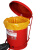 西斯贝尔危化品废弃物处理袋小号红色(100个装)