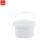 谋福1095 塑料桶密封桶小水桶包装桶 龙虾打包桶（塑料桶（ 5L白色  矮款））