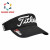 CINESSD官方品牌新款白色无顶帽高尔夫球帽男女空顶帽遮阳帽golf cap配mark 黑色
