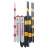 海斯迪克 HK-347 电力拉线保护套 线缆保护套 电力拉线塑料警示管 可定制国家电网拉线保护套  黑黄（2套）