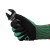 WORK CARE 劳保手套丁腈涂掌3级防割手套装卸搬运维修作业手套CN501 黑绿色1副 XL