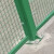 拓圣利 车间隔离栏立柱 厂区围墙护栏网铁丝网机械设备围栏用立柱 单立柱3米高 绿色 1根价