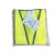 博迪嘉 CN028 基础荧光背心反光雨衣防寒服工作服 针织经编布120g 荧光黄色 XL码 5件装