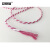 安赛瑞 双色彩色棉线绳 包装线φ1.5mm 捆绑绳包粽线捆绑蟹线 手工细棉绳 红白色 约50g/卷（10个装） 24529
