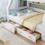 莱客轩（LAIKEXUAN）双层实木儿童床上下床高低床子母床双人床上铺115下铺135梯柜款